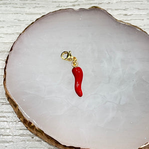 Chilis Lover Charm / Stainless Steel