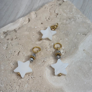 Estrellita Pendant | Perla & Stainless Steel