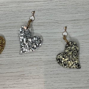 Sparkling Big Heart / Gold Plated