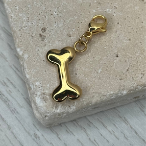 Doggy Bone Charm / Stainless Steel