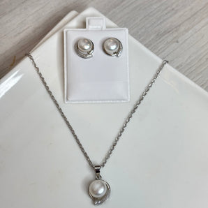 Sherlyl Pearls Set | Sterling Silver