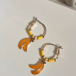 Banana Earring / Brass